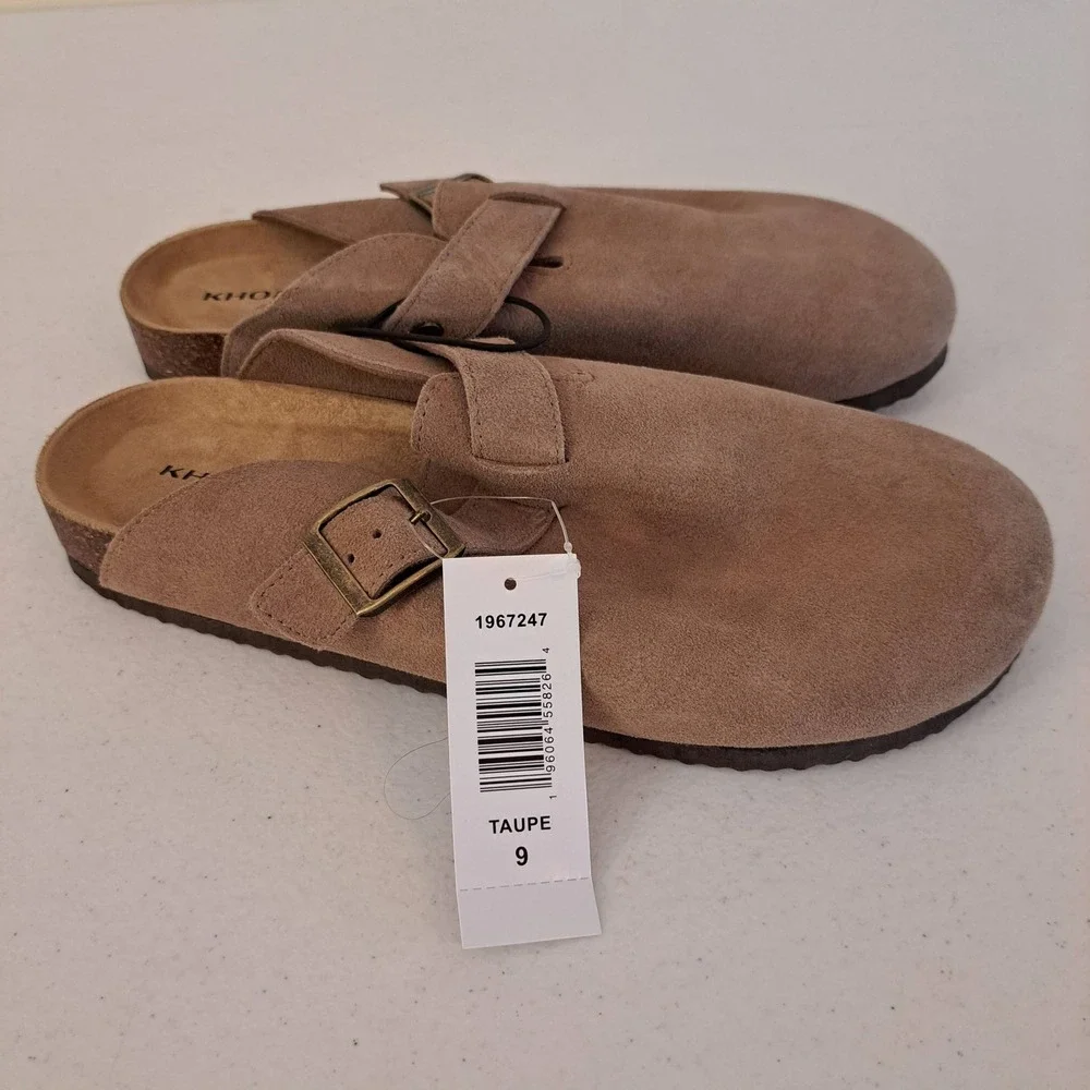 Khombu suede clogs